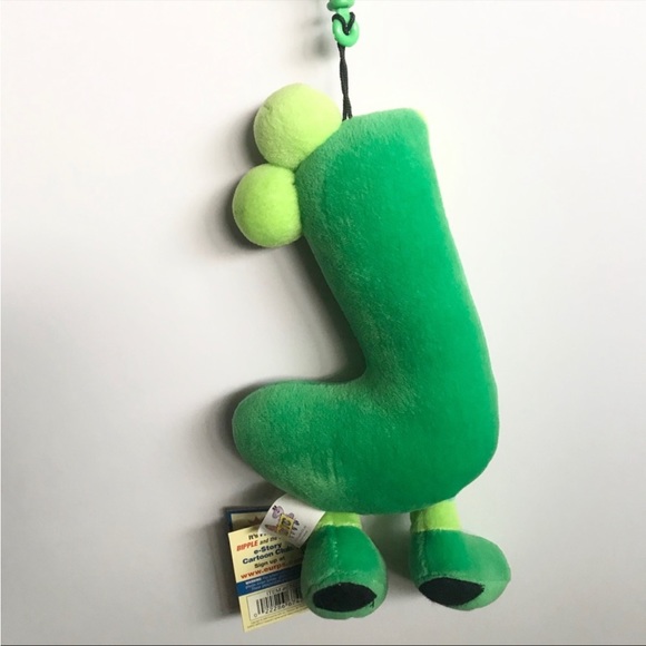 🔵 3 /$15 - Bipple & The Alphabet Eurps!
Lizzie Eurp Letter L Green Stuffed Toy - Picture 8 of 11